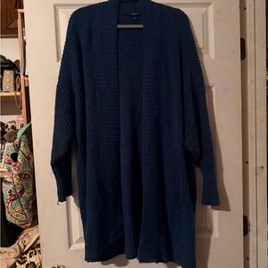 Torrid Blue Textured Cardigan